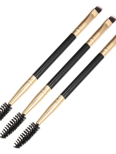 PINCEL DE CEJAS DOBLE DORADO