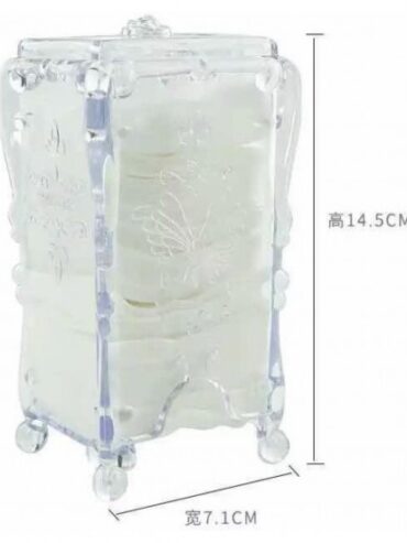 PORTA ALGODON CRISTAL